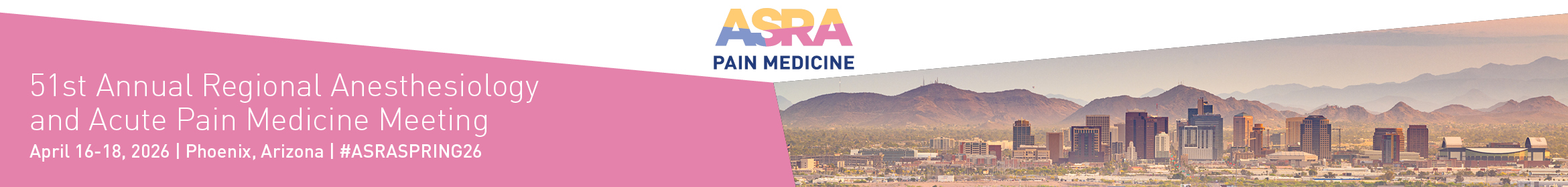 51st Annual Anesthesiology & Acute Pain Medicine Main banner