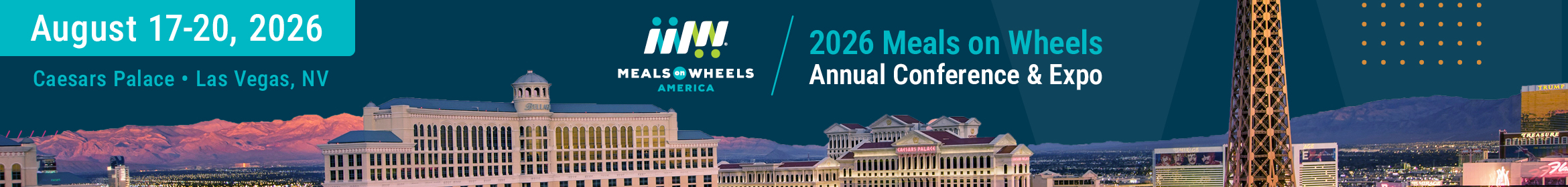 2026 Meals on Wheels Conference & Expo Main banner