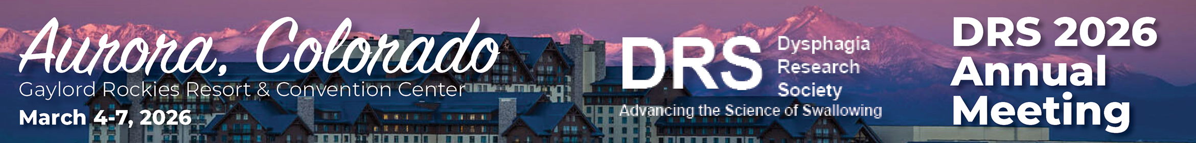 2026 DRS Annual Conference Main banner