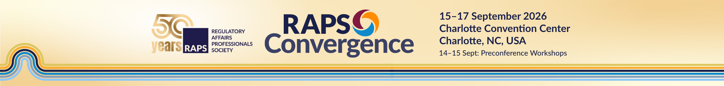 RAPS Convergence 2026 Main banner