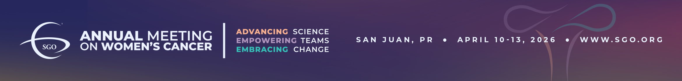 SGO 2026 Annual Meeting on Women's Cancer Main banner