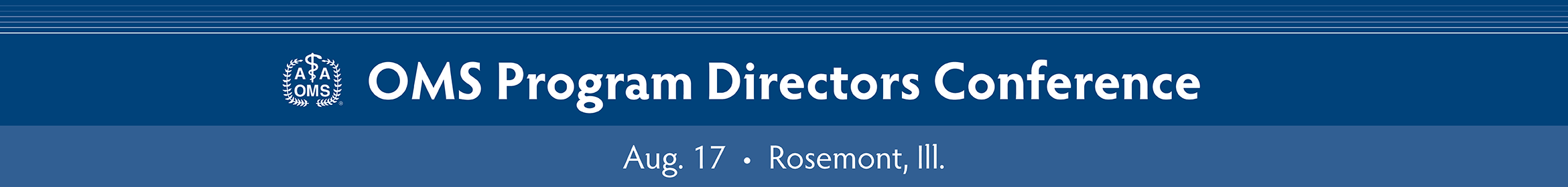 2026 OMS Program Directors Conference Main banner
