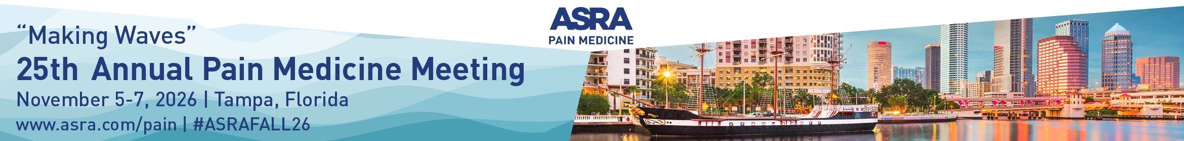 25th Annual Pain Medicine Meeting Main banner