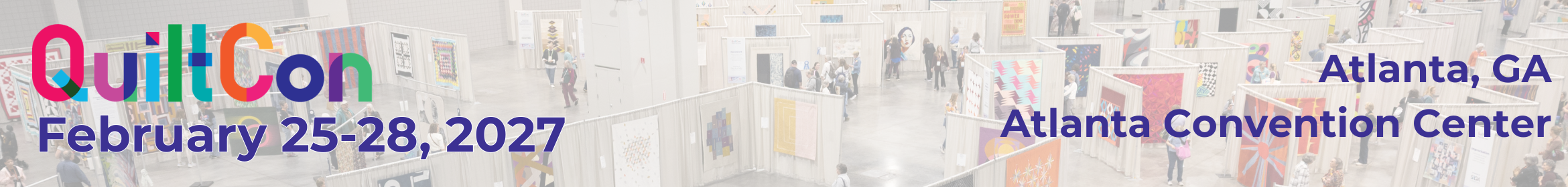 QuiltCon 2027 Main banner