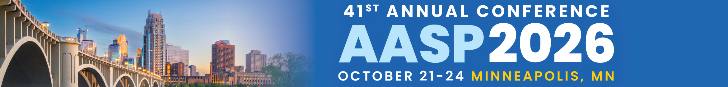 AASP's 41st Annual Conference Main banner
