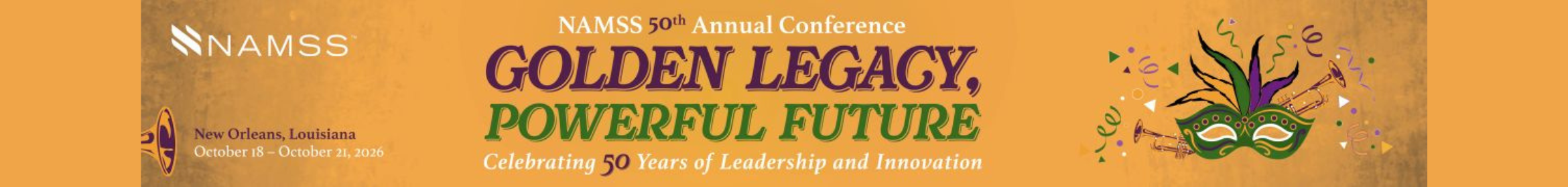 NAMSS 50th Annual Conference Main banner