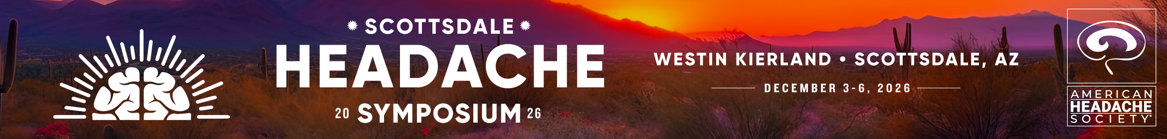 2026 Scottsdale Headache Symposium Main banner