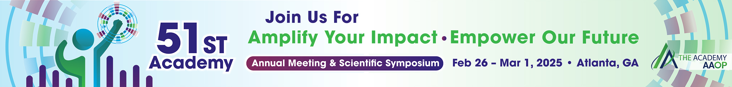 51st Academy Annual Meeting  Main banner
