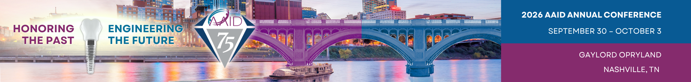 2026 AAID Annual Conference Main banner