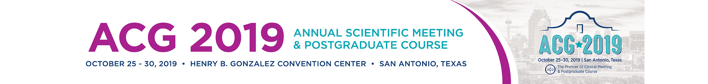 ACG 2019 Annual Meeting Main banner