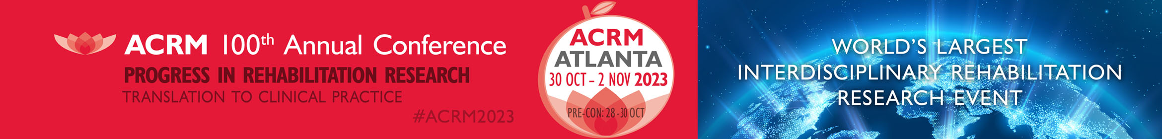 ACRM 100th Annual Conference Main banner