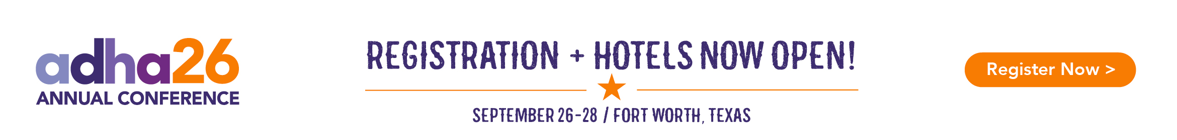 ADHA26 Annual Conference Main banner