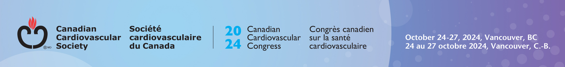 2024 Canadian Cardiovascular Congress Main banner