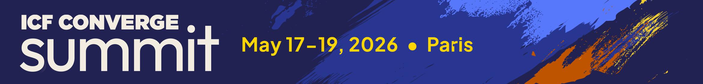 ICF Converge Summit 2026 Main banner