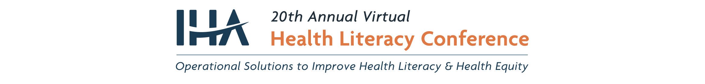 IHA's 20th Annual Health Literacy Conference Main banner