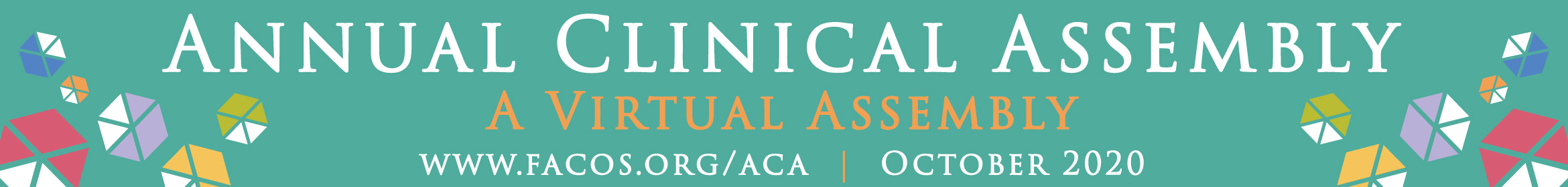 2020 Annual Clinical Assembly (ACA)  Main banner