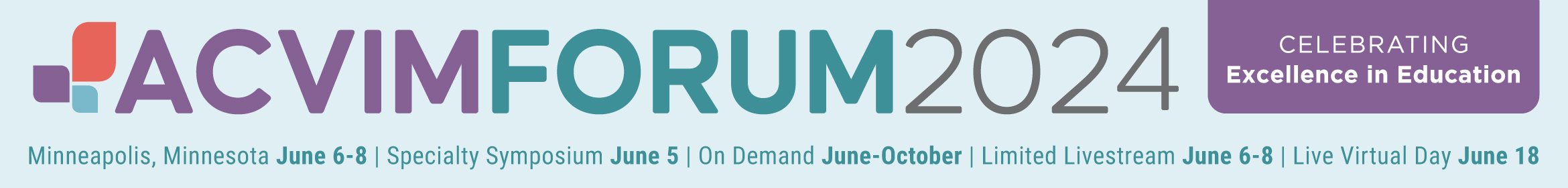 2024 ACVIM Forum | Mobile App Main banner