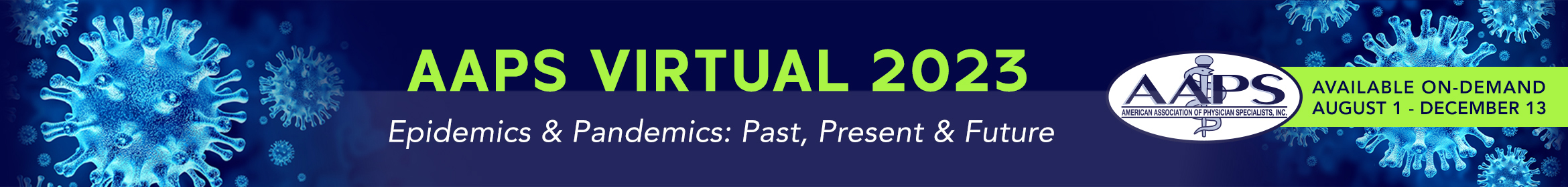 AAPS Virtual 2023 Main banner