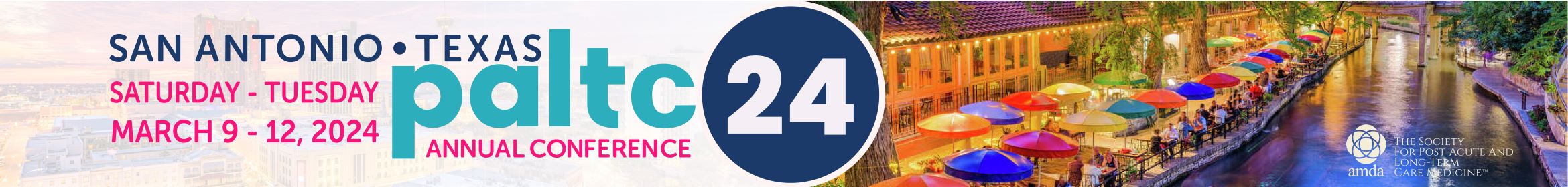 PALTC24 - AMDA Annual Conference Main banner