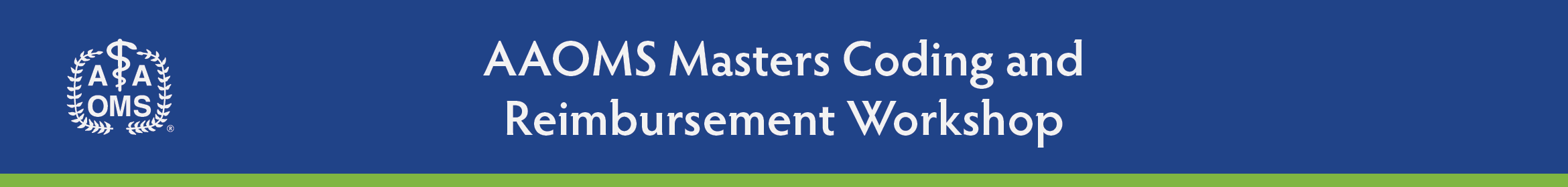 Masters Coding and Reimbursement Workshop Main banner