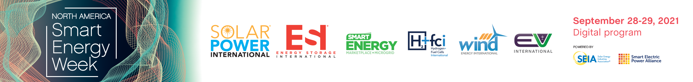 SPI, ESI & North America Smart Energy Week 2021 - Digital Program Main banner
