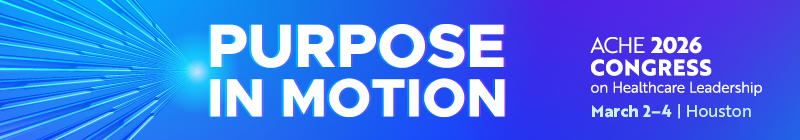 2026 Congress on Healthcare Leadership Main banner