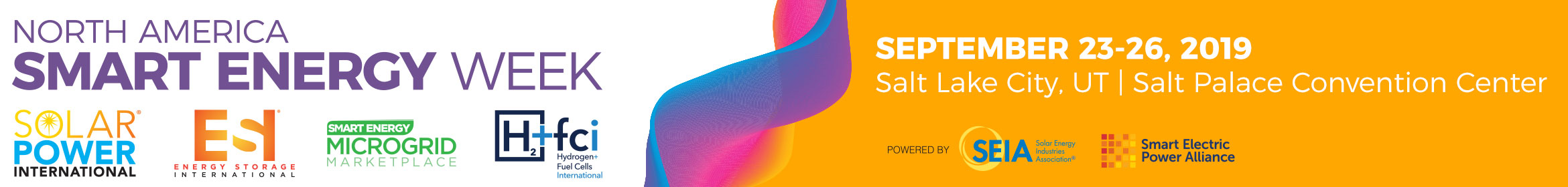 North America Smart Energy Week 2019 Main banner