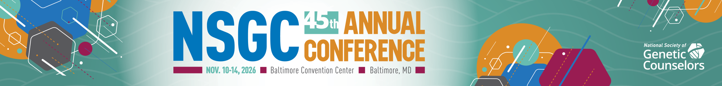 NSGC Annual Conference 2026 Main banner