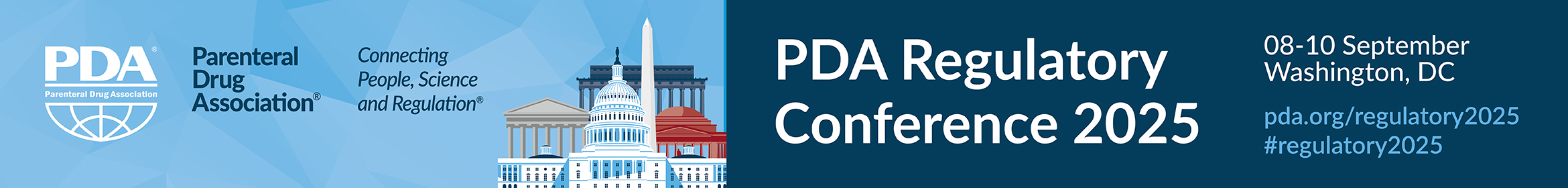 PDA Regulatory Conference 2025 Main banner