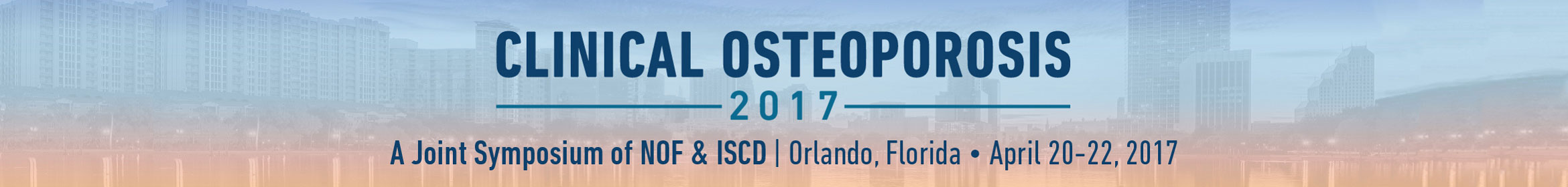 Clinical Osteoporosis 2017 Main banner