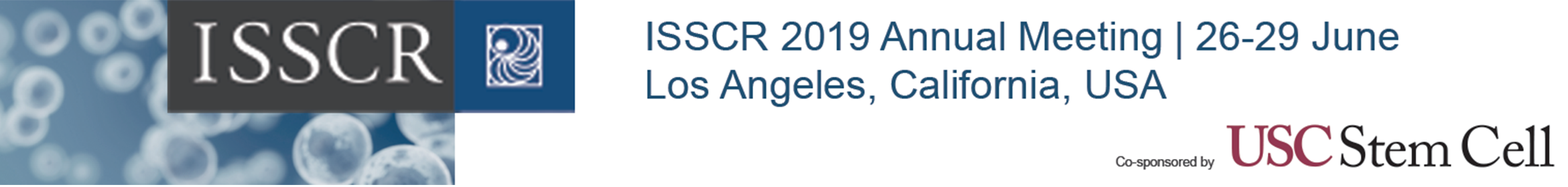 ISSCR 2019 Annual Meeting Main banner