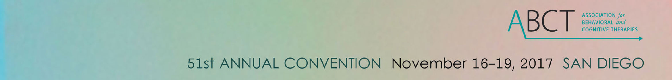 ABCT 51st Annual Convention Main banner
