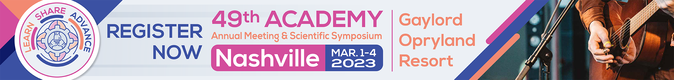 49th Academy Annual Meeting & Scientific Symposium Main banner
