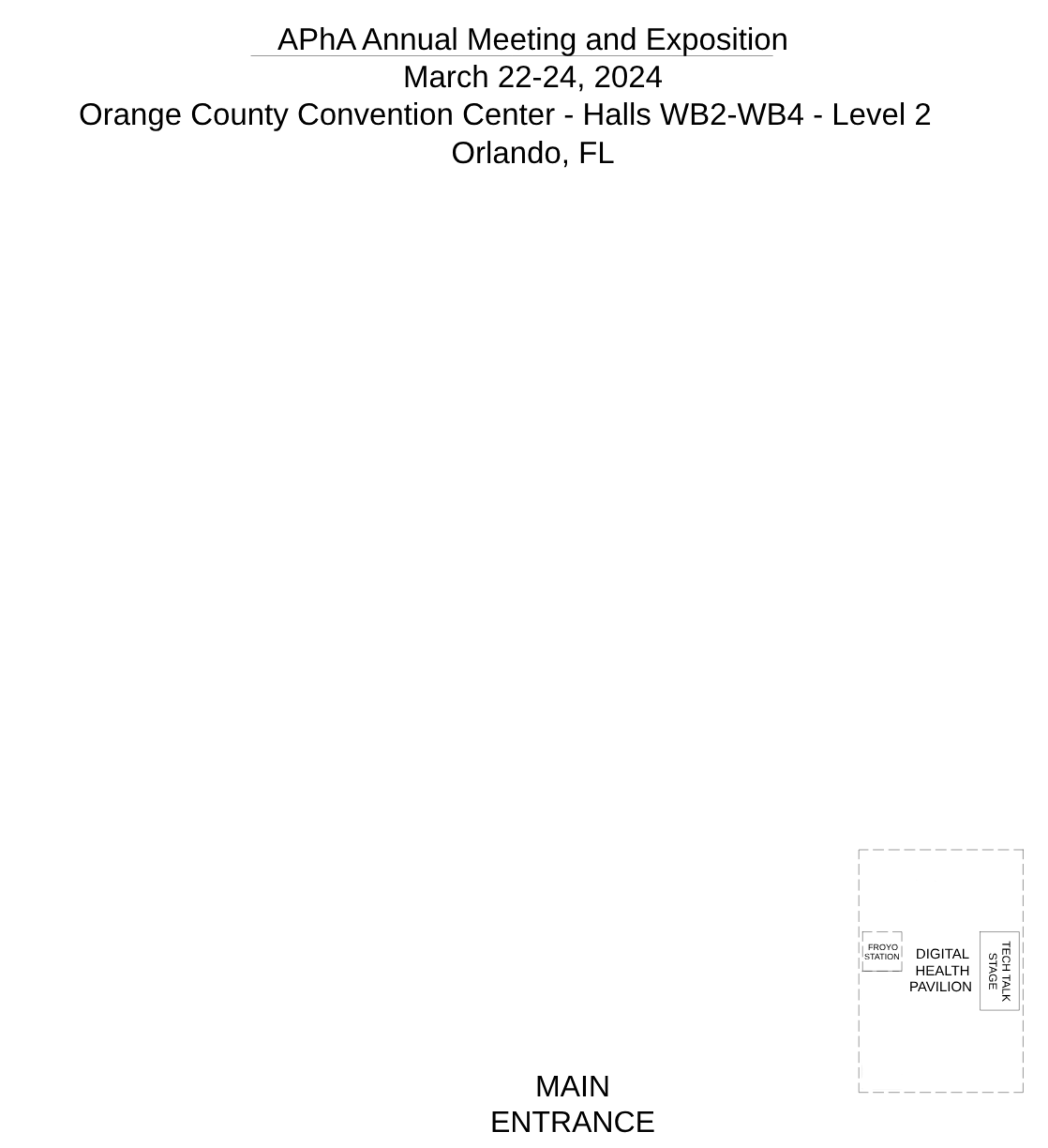 APhA 2025 Annual Meeting and Exposition Floor Plan