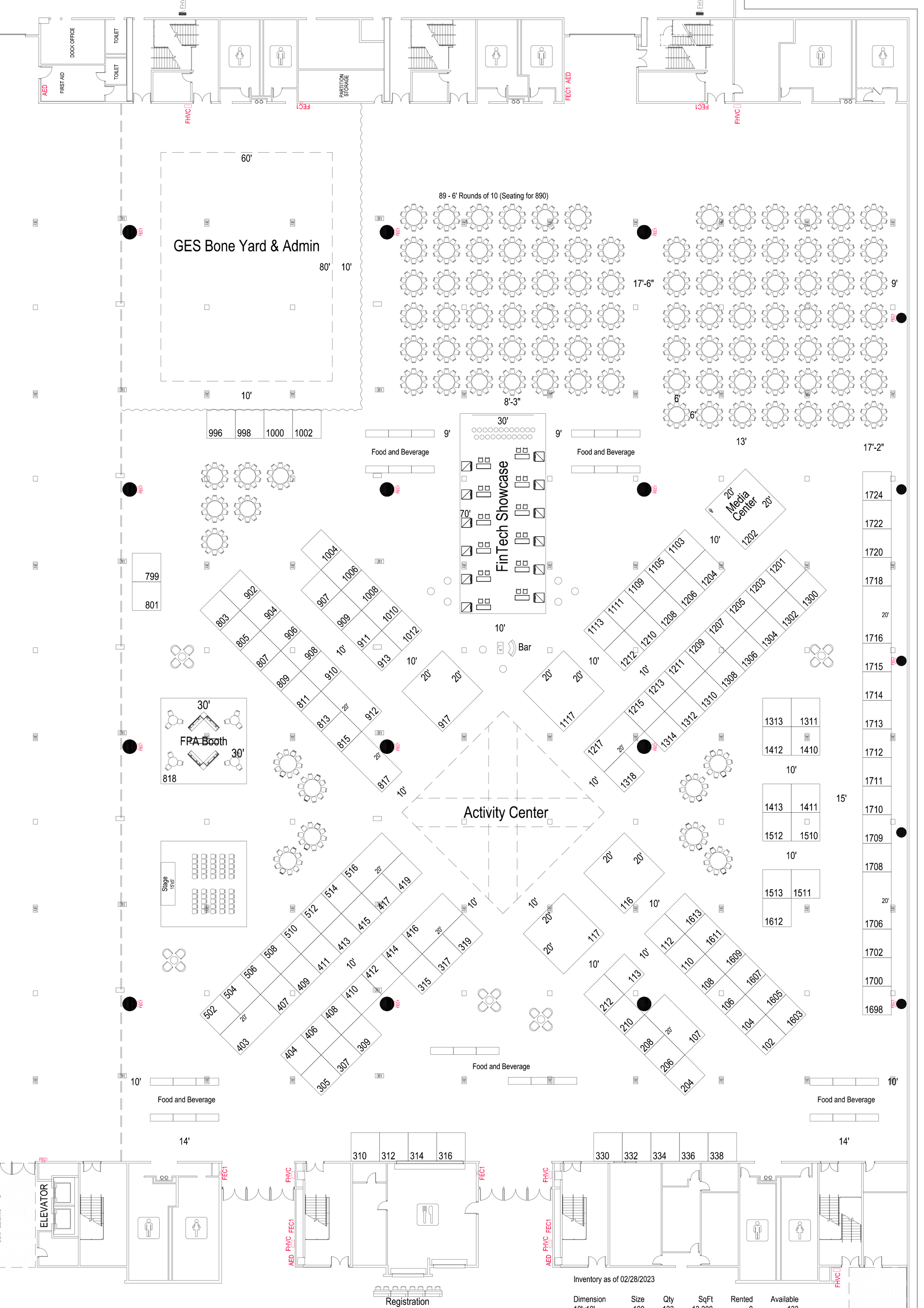 FPA Annual Conference 2023 Floor Plan