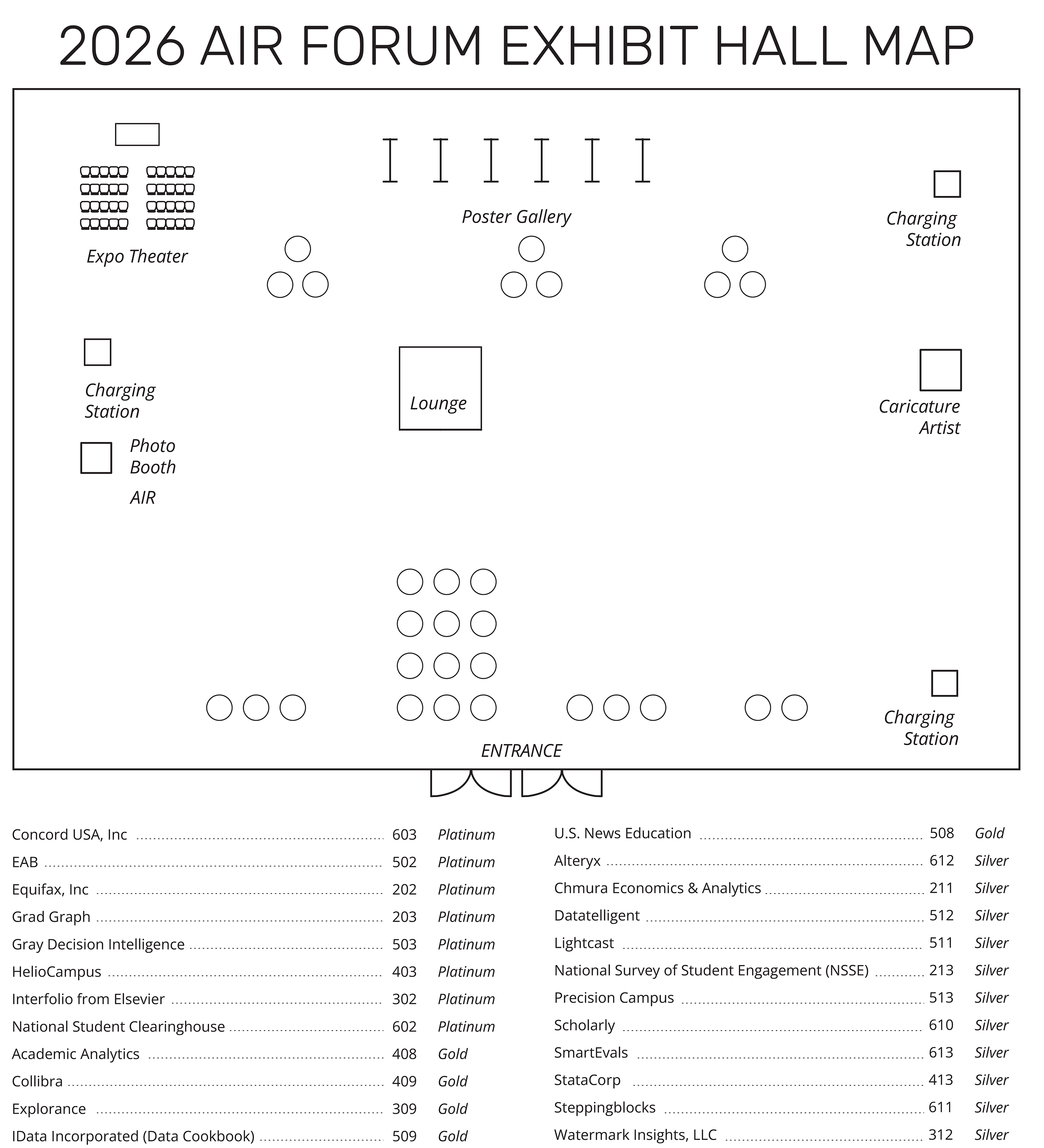 2026 AIR Forum Floor Plan Expo Floorplan Import AIR 2026 AIR Forum Mixed 4 