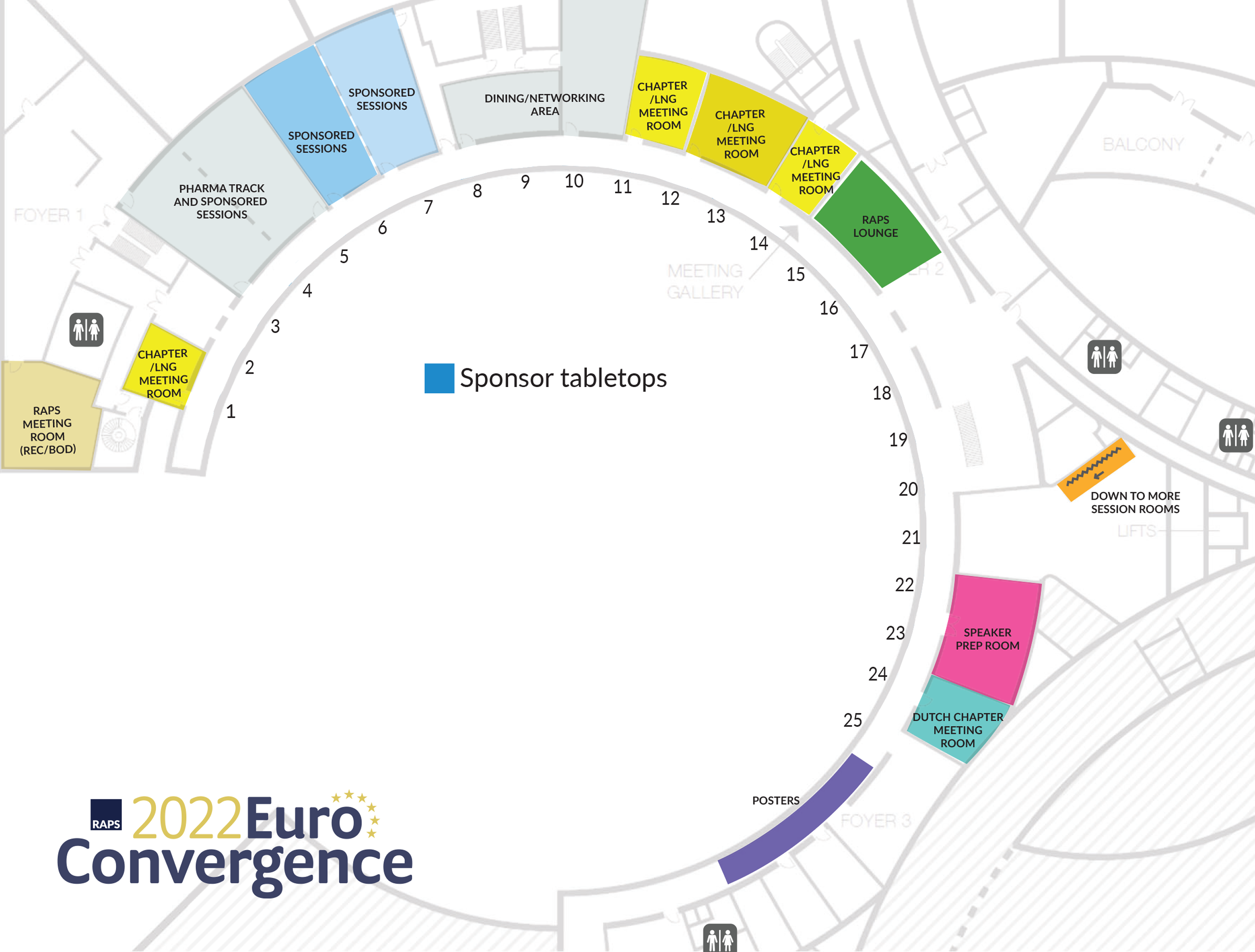 RAPS Euro Convergence 2022 Floor Plan