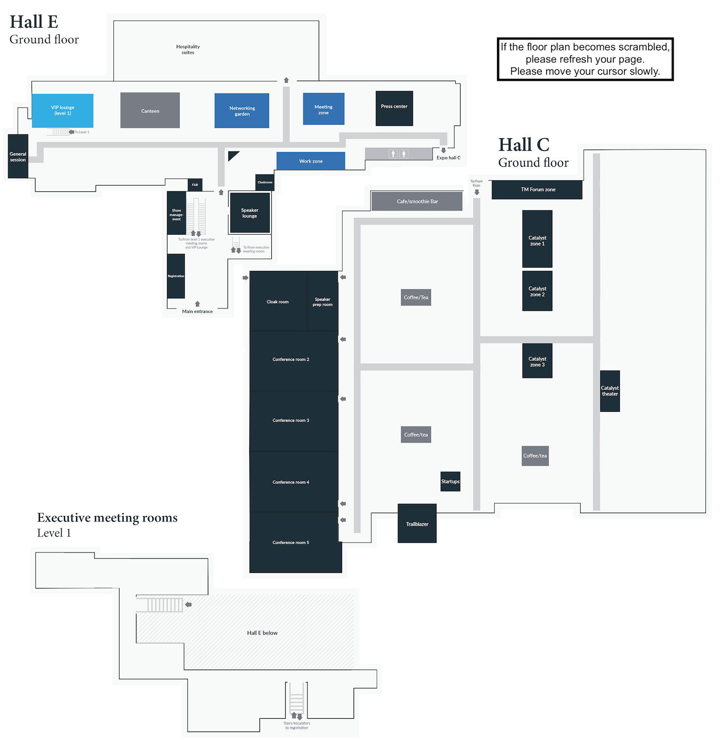 TMF Exhibitor Floor Plan