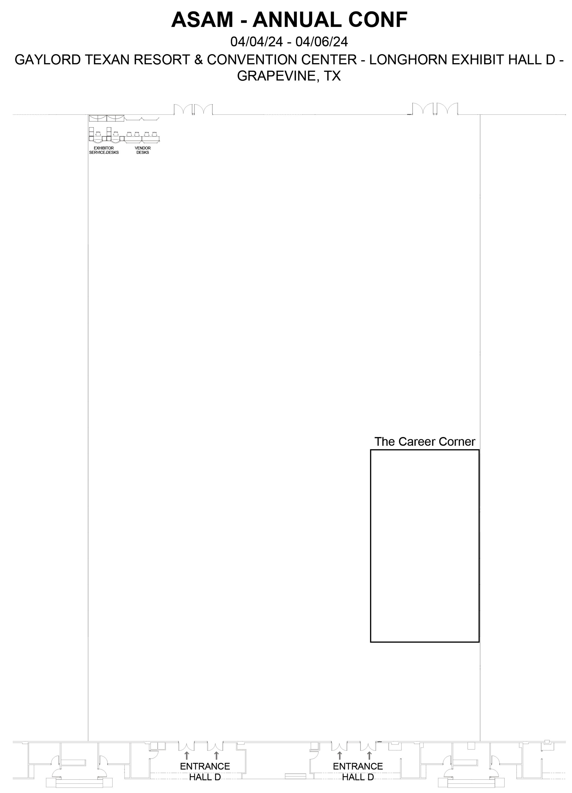 ASAM 55th Annual Conference 2024 Floor Plan